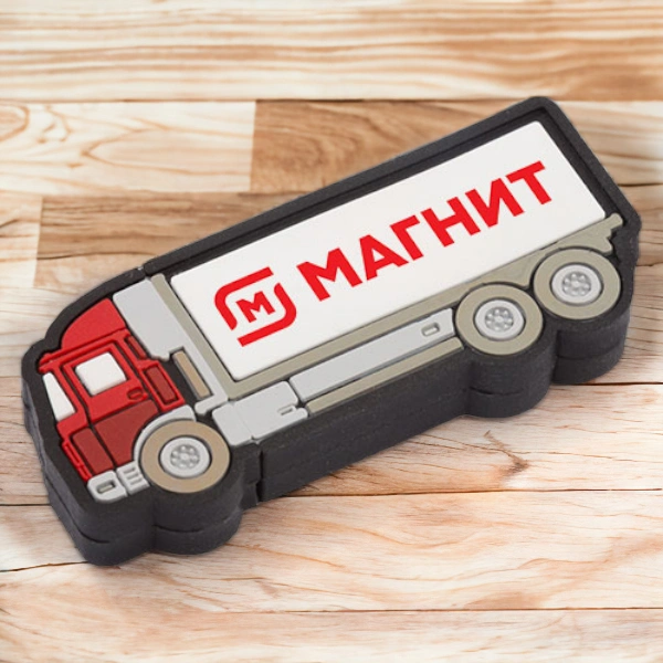 Печать на флешках логотипа Магнит Печать на флешках логотипа Магнит