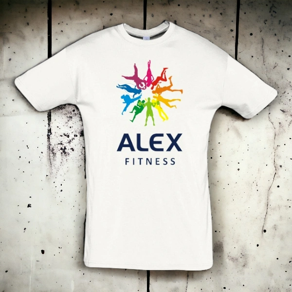 Печать на футболки для фитнес клуба