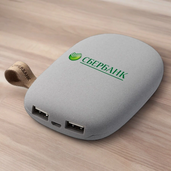 Нанесение логотипа Сбербанк на внешний акб