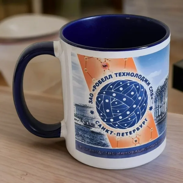 Печать на кружках логотипа компании Печать на кружках логотипа компании