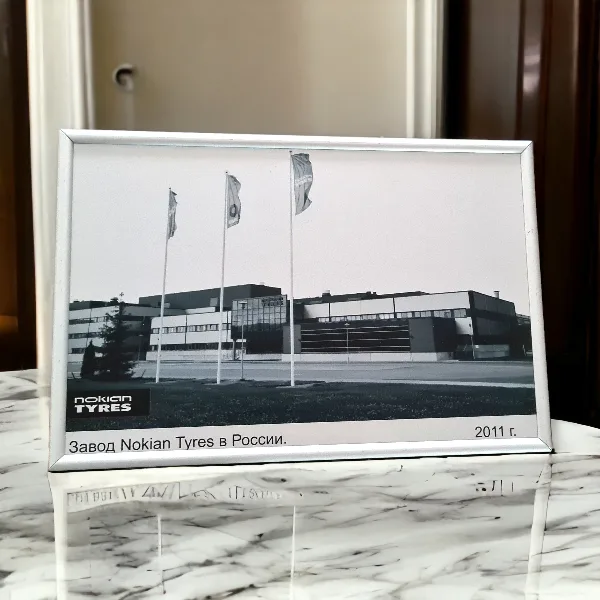 Дипломы наградные из алюминия с печатью в профиле