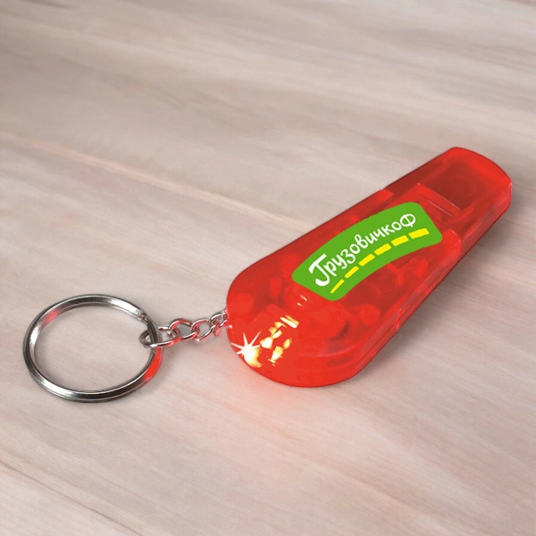 Нанесение логотипа Грузовичкоф на брелок